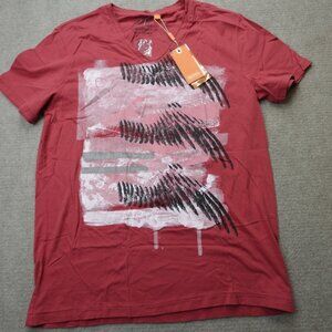 Hugo Boss Mens Shirt XL Red Artwork lil Wings NEW